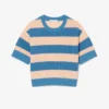 T-shirt in maglia a righe T-shirt in maglia a righe