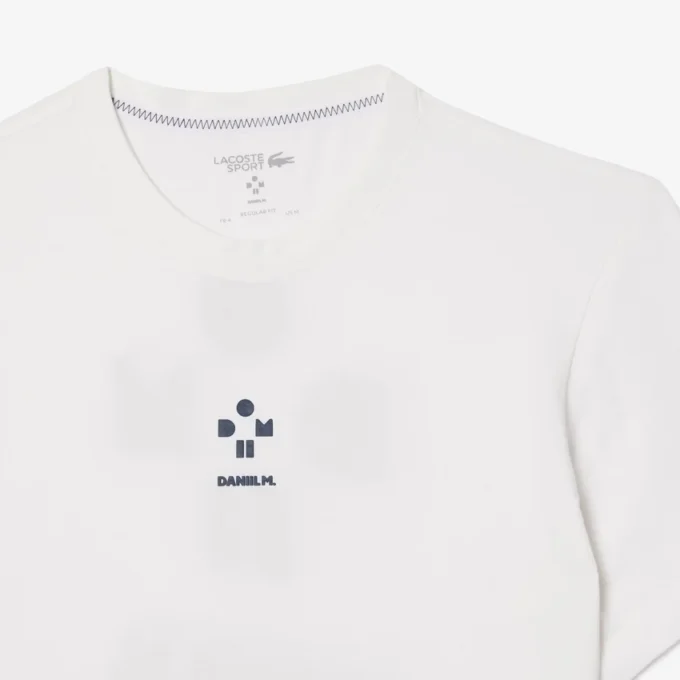 T-shirt Lacoste Tennis X Daniil Medvedev Ultra Dry da uomo T-shirt Lacoste Tennis X Daniil Medvedev Ultra Dry da uomo