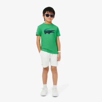 T-shirt Lacoste X Daniil Medvedev Ultra Dry per bambini