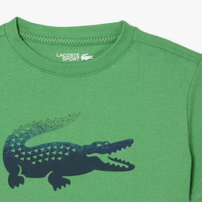 T-shirt Lacoste X Daniil Medvedev Ultra Dry per bambini T-shirt Lacoste X Daniil Medvedev Ultra Dry per bambini