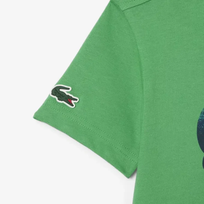 T-shirt Lacoste X Daniil Medvedev Ultra Dry per bambini T-shirt Lacoste X Daniil Medvedev Ultra Dry per bambini