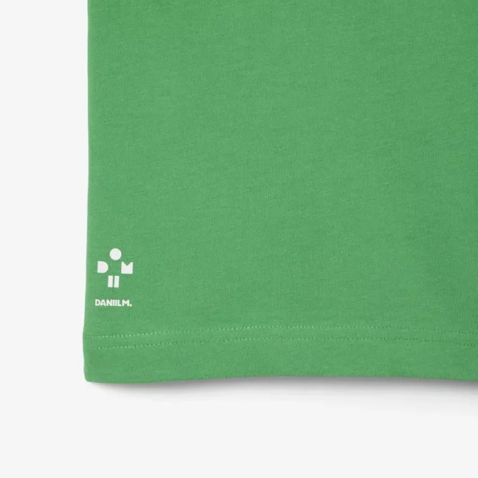 T-shirt Lacoste X Daniil Medvedev Ultra Dry per bambini T-shirt Lacoste X Daniil Medvedev Ultra Dry per bambini