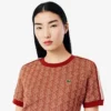 T-shirt Monogram da donna slim fit T-shirt Monogram da donna slim fit