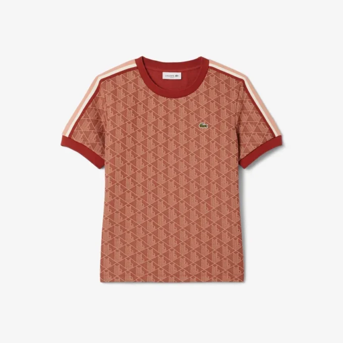 T-shirt Monogram da donna slim fit T-shirt Monogram da donna slim fit