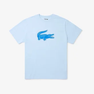 T-shirt sportiva da uomo con logo, vestibilità ampia e traspirante