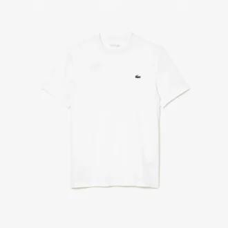 T-shirt sportiva da uomo in jersey elasticizzato, vestibilità slim