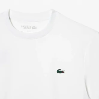 T-shirt sportiva da uomo in jersey elasticizzato, vestibilità slim