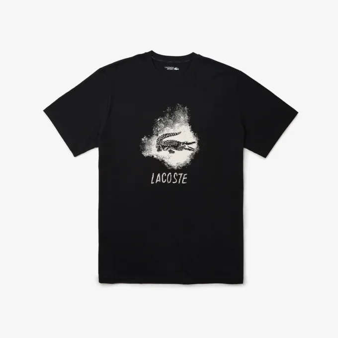 T-shirt sportiva da uomo Tall Fit con coccodrillo Sport T-shirt sportiva da uomo Tall Fit con coccodrillo Sport