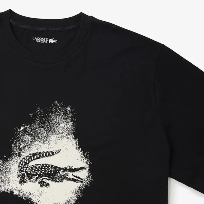 T-shirt sportiva da uomo Tall Fit con coccodrillo Sport T-shirt sportiva da uomo Tall Fit con coccodrillo Sport