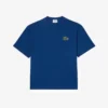 T-shirt unisex in cotone pesante con badge, vestibilità ampia T-shirt unisex in cotone pesante con badge, vestibilità ampia