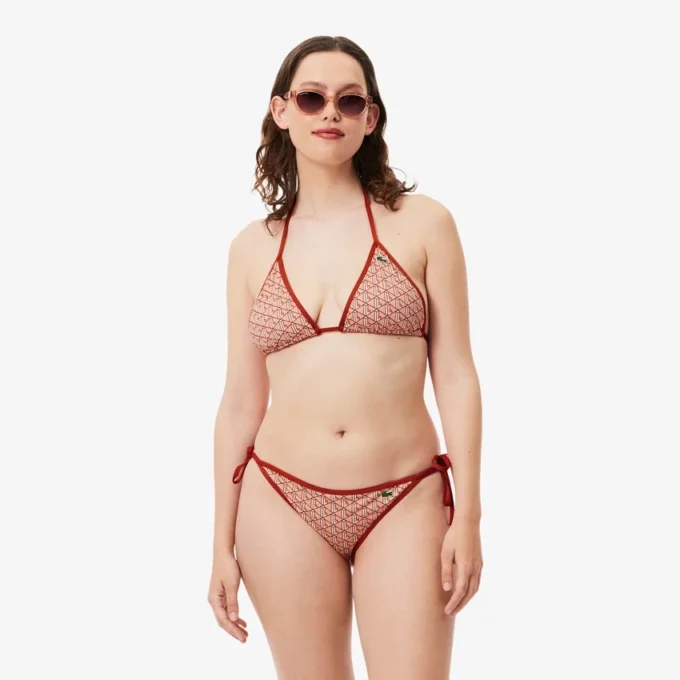 Top da bagno in jersey stampato da donna Top da bagno in jersey stampato da donna