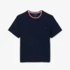 Top pigiama da uomo con collo a contrasto Top pigiama da uomo con collo a contrasto