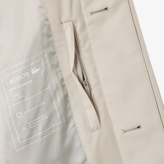 Trench da uomo idrorepellente e antivento