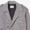 Trench da uomo in tessuto a quadri idrorepellente