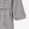 Trench da uomo in tessuto a quadri idrorepellente