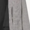 Trench da uomo in tessuto a quadri idrorepellente
