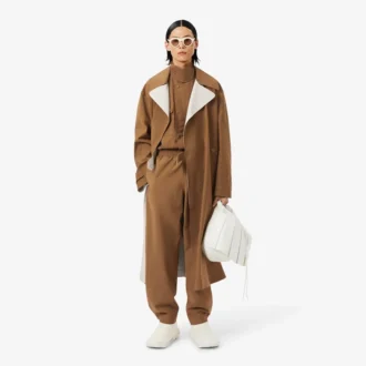 Trench in misto lana The Blend da passerella
