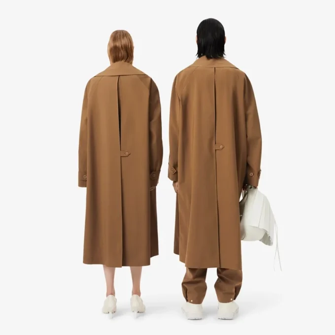 Trench in misto lana The Blend da passerella