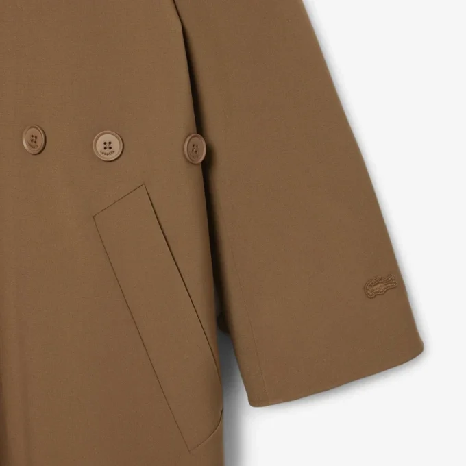 Trench in misto lana The Blend da passerella