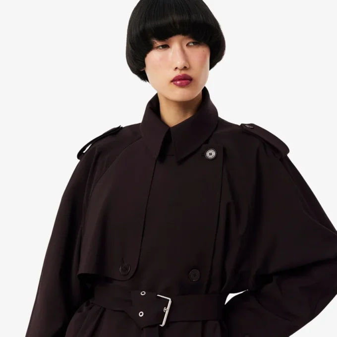 Trench oversize in misto lana The Blend Trench oversize in misto lana The Blend