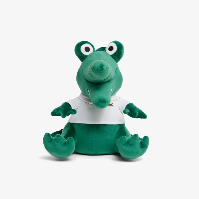 Zaino con coccodrillo in peluche Zaino con coccodrillo in peluche
