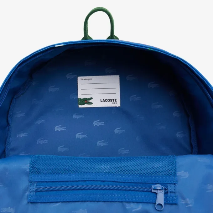 Zaino unisex con stampa coccodrillo Zaino unisex con stampa coccodrillo